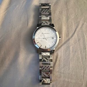 Burberry Stainless Steel Watch. Great Condition.